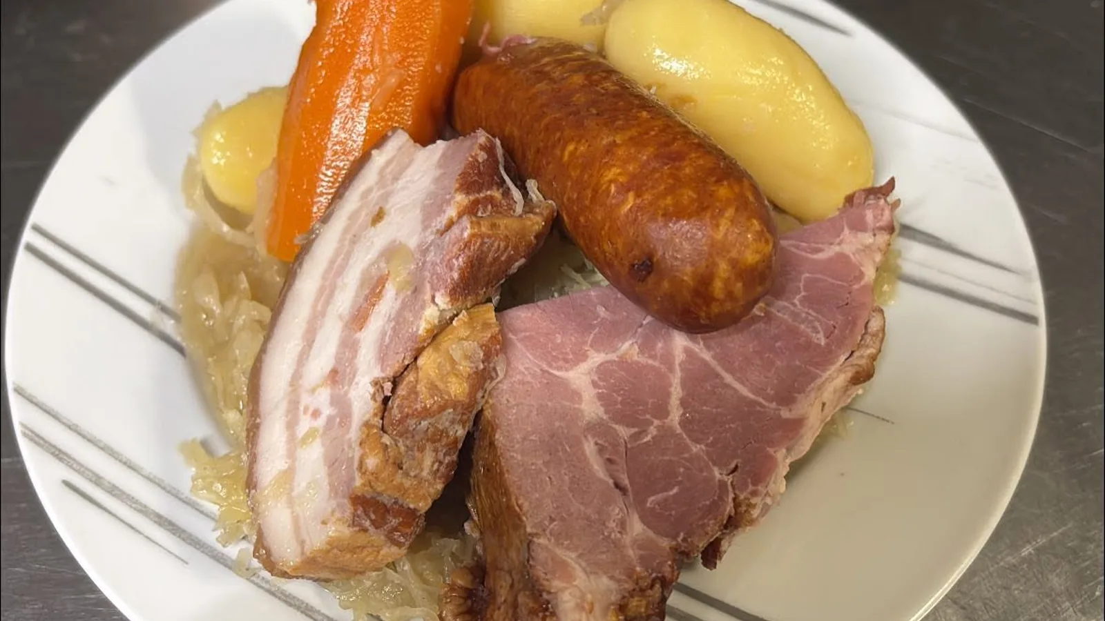 Choucroute garnie, un classique de brasserie